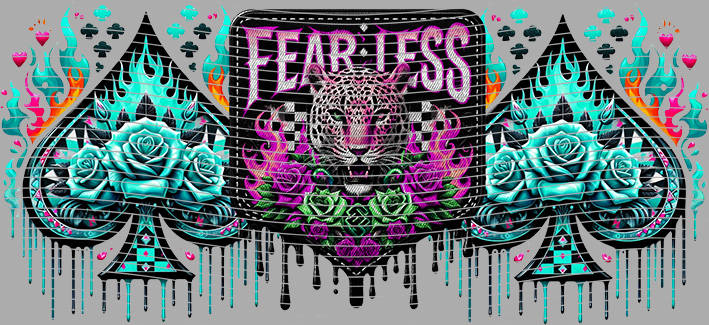 16oz Distressed Checkered-DC-93